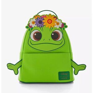 Loungefly Disney Tangled Pascal Mini Backpack Flower Crown Character Cosplay Bag